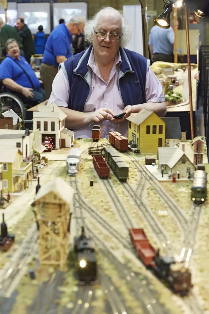 London Festival of Railway Modelling — documentary and portrait photograph in London, UK, frame 12 of 21.